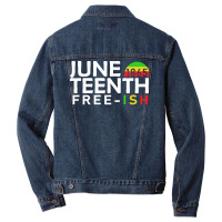 Juneteenth T  Shirt Juneteenth Free Ish T  Shirt Men Denim Jacket | Artistshot