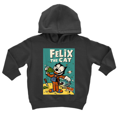 Felix The Cat Eats Moon Pie! T Shirt Toddler Hoodie Designed By Yaretzilud1
