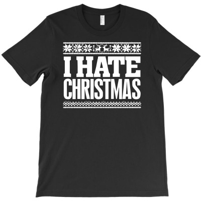 I Hate Christmas T-shirt Designed By Hendri Hendriana