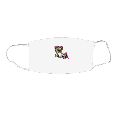 Louisiana Home Leopard Tshirt Face Mask Rectangle Designed By Durwa552