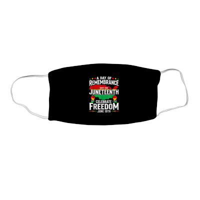 Remembrance Celebrate Freedom Juneteenth Black History Pride T Shirt Face Mask Rectangle Designed By Butledona