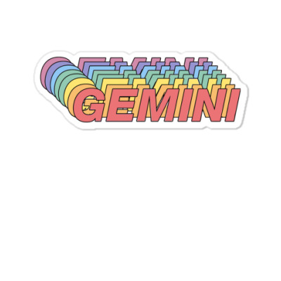 Gemini Zodiac Star Sticker Designed By Bettykumar