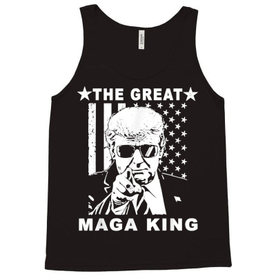 Vintage Old The Great Maga King Ultra Maga Patriotic On Back T Shirt Tank Top Designed By Jessekaralpheal