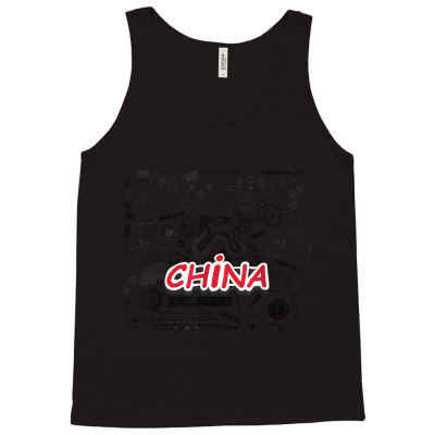 China Elements Great Wall Dragon Panda Beijing T Shirt Tank Top Designed By Figuer3654