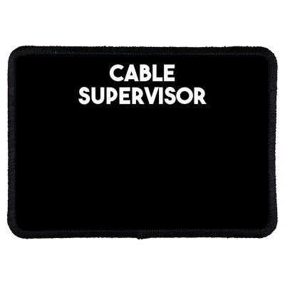 Cable Supervisor Premium T Shirt Rectangle Patch Designed By Mayrayami