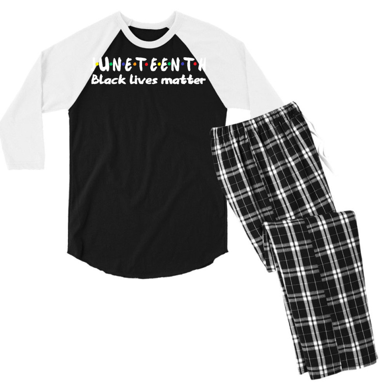 Juneteenth T  Shirt Juneteenth Independence Day T  Shirt Men's 3/4 Sleeve Pajama Set | Artistshot