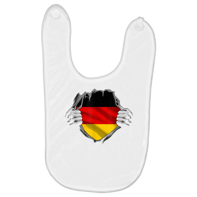 Funny Germany Flag Country Europe T Shirt Baby Bibs Designed By Edenkait