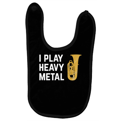 Tuba Heavy Metal Funny Tshirt For Marching Band Baby Bibs Designed By Madilmack