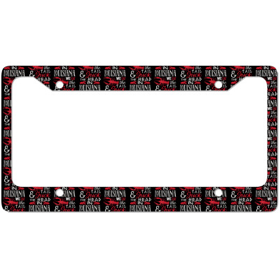 Crawfish Boil Funny Cajun Crayfish Louisiana Festival Party T Shirt License Plate Frame Designed By Dinyolani