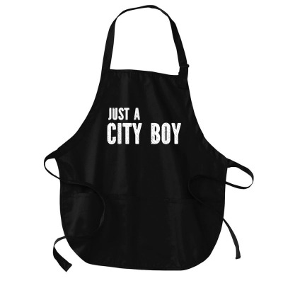 Just A City Boy Journey T Shirt Medium-length Apron Designed By Townscisn