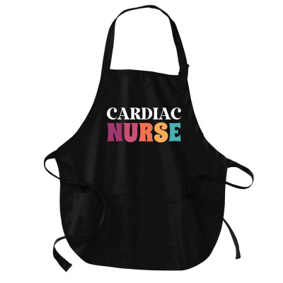Cardiac Nurse Nursing School Or Cardiac Nurse Medical Squad Pullover H Medium-length Apron Designed By Mayrayami