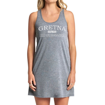 Gretna Louisiana   La T Shirt Tank Dress Designed By Ebertfran1985