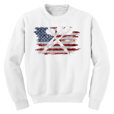 Darts Vintage American Flag Usa Partiotic Dart Arrows T Shirt Youth Sweatshirt Designed By Crich34