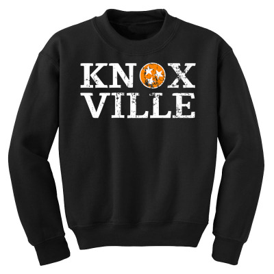 Knoxville Tennessee Flag Shirt Orange And White Tn State Tee Youth Sweatshirt Designed By Danai353