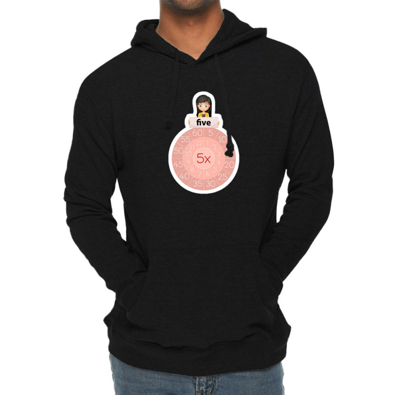 Multiplication Table In Circle For Number Eight 69410143 Lightweight Hoodie by kafaa2 | Artistshot