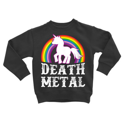 Womens Death Metal Unicorn   Sarcastic Heavy Metal V Neck T Shirt Toddler Sweatshirt Designed By Madilmack