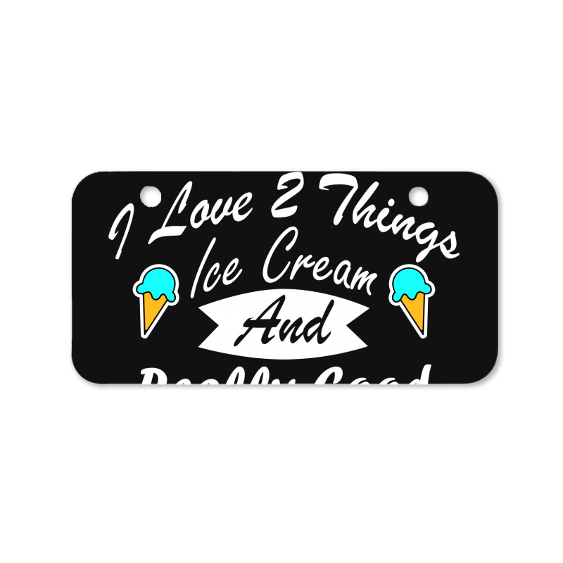 I Love Ice Cream Sweet Design Bicycle License Plate | Artistshot