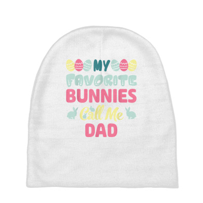 Matching Family Easter Party I'm The Dad Bunny Funny T Shirt Baby Beanies Designed By Townscisn