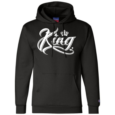 King And Crown White Print Mens And Boys T Shirt Champion Hoodie Designed By Emly35