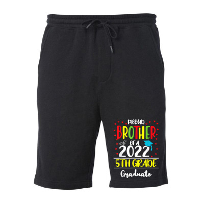 Funny Proud Brother Of A Class Of 2022 5th Grade Graduate T Shirt Fleece Short Designed By Liublake