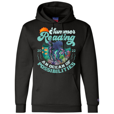 Oceans Of Possibilities Summer Reading Prize Octopus 2022 T Shirt Champion Hoodie Designed By Cornielin23