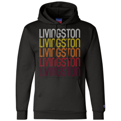 Livingston, La  Vintage Style Louisiana T Shirt Champion Hoodie Designed By Ebertfran1985