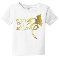 My Other Ride Is A Dragon Medieval Renaissance Fair Knight T Shirt Baby Tee | Artistshot