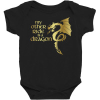 My Other Ride Is A Dragon Medieval Renaissance Fair Knight T Shirt Baby Bodysuit | Artistshot