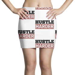 Hustle Harder Entrepreneurs Style Motivational Quotes Mini Skirts | Artistshot