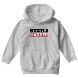 Hustle Harder Entrepreneurs Style Motivational Quotes Youth Hoodie | Artistshot
