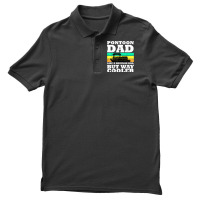 Pontoon Dad Boat Captain Funny Fathers Day Boating T Shirt Men's Polo Shirt | Artistshot