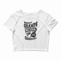 Too Cool For Gramps Crop Top | Artistshot