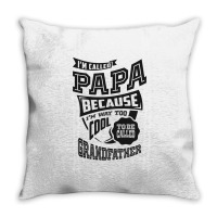 Too Cool For Papa Throw Pillow | Artistshot