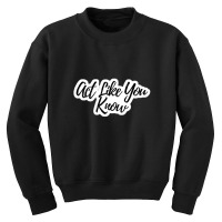 Peacemaker Funny Quotes Keeping The Peace 101283238 Youth Sweatshirt | Artistshot