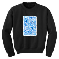 Piece Of Cake In Colored Pencil Chocolate And Raspberry Jam On Texture Youth Sweatshirt | Artistshot