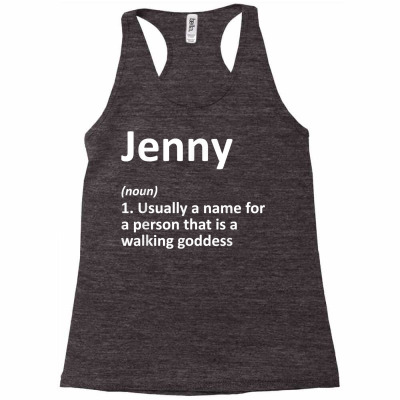 Jenny Definition Personalized Name Funny Birthday Gift Idea T Shirt Racerback Tank Designed By Yurikelo