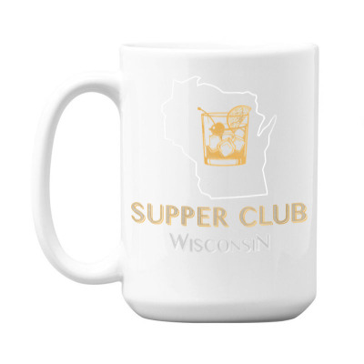 Womens Wisconsin Supper Club And Old Fashioned V Neck T Shirt 15 Oz Coffee Mug Designed By Mikalegolub95