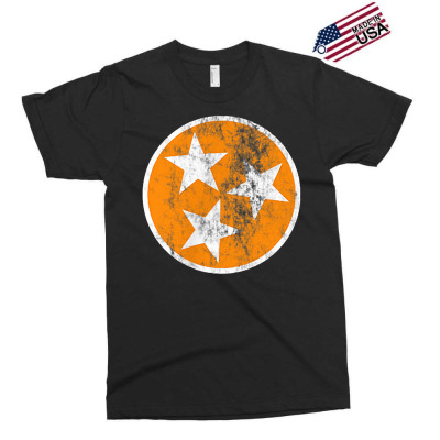 Orange White Tennessee Flag Vintage Graphic T Shirt Exclusive T-shirt Designed By Emly35