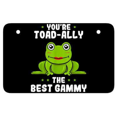 Toad Ally The Best Gammy Frog Lover Toad Grandmother T Shirt Atv License Plate Designed By Durwa552