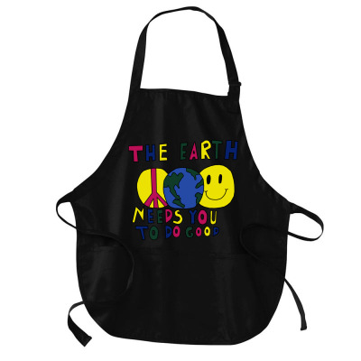 The Earth Needs You To Do Good Medium-length Apron Designed By Fredicandr