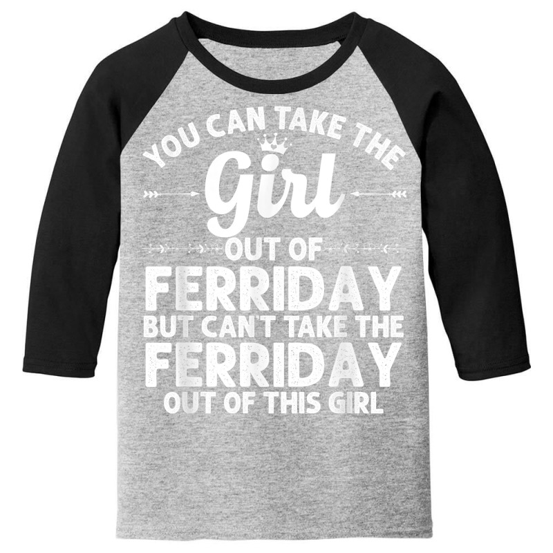 Girl Out Of Ferriday La Louisiana Gift Funny Home Roots Usa T Shirt Youth 3/4 Sleeve | Artistshot