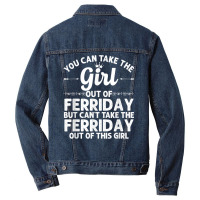 Girl Out Of Ferriday La Louisiana Gift Funny Home Roots Usa T Shirt Men Denim Jacket | Artistshot