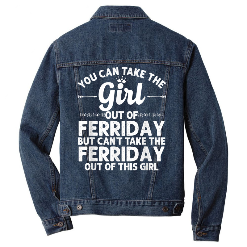 Girl Out Of Ferriday La Louisiana Gift Funny Home Roots Usa T Shirt Men Denim Jacket | Artistshot