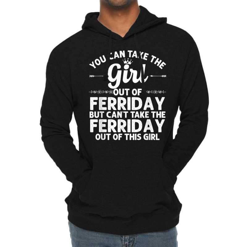 Girl Out Of Ferriday La Louisiana Gift Funny Home Roots Usa T Shirt Lightweight Hoodie | Artistshot