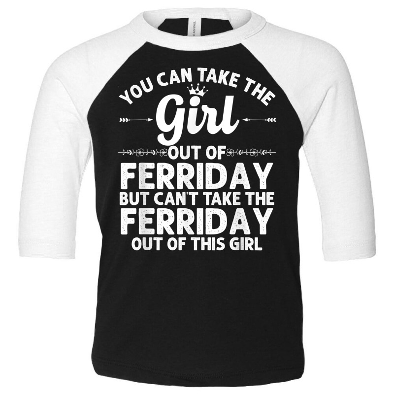 Girl Out Of Ferriday La Louisiana Gift Funny Home Roots Usa T Shirt Toddler 3/4 Sleeve Tee | Artistshot