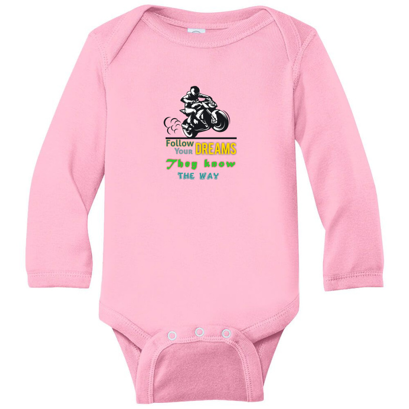 Dreamers Way Long Sleeve Baby Bodysuit by Vijay_raj737 | Artistshot