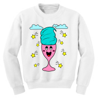 Cute Cup Ice Cream Cloud Shake Youth Sweatshirt | Artistshot