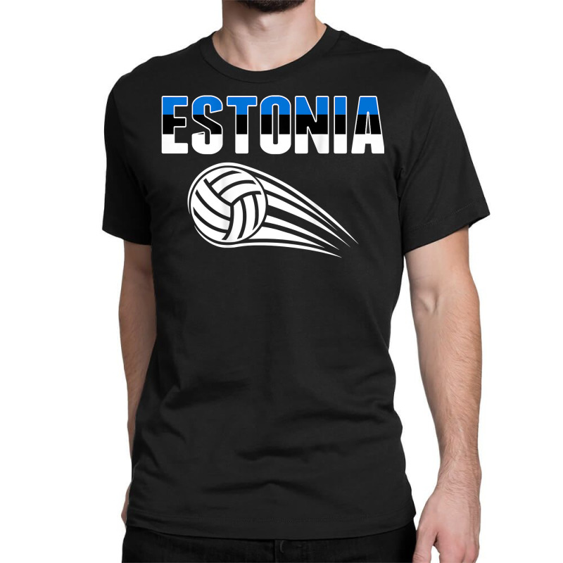 Estonia Volleyball Fans Jersey   Estonian Flag Sport Lovers T Shirt Classic T-shirt | Artistshot