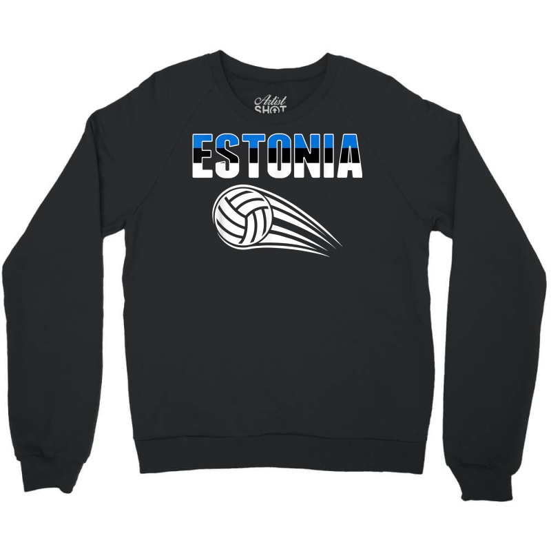 Estonia Volleyball Lovers Jersey   Estonian Flag Sport Fans T Shirt Crewneck Sweatshirt | Artistshot