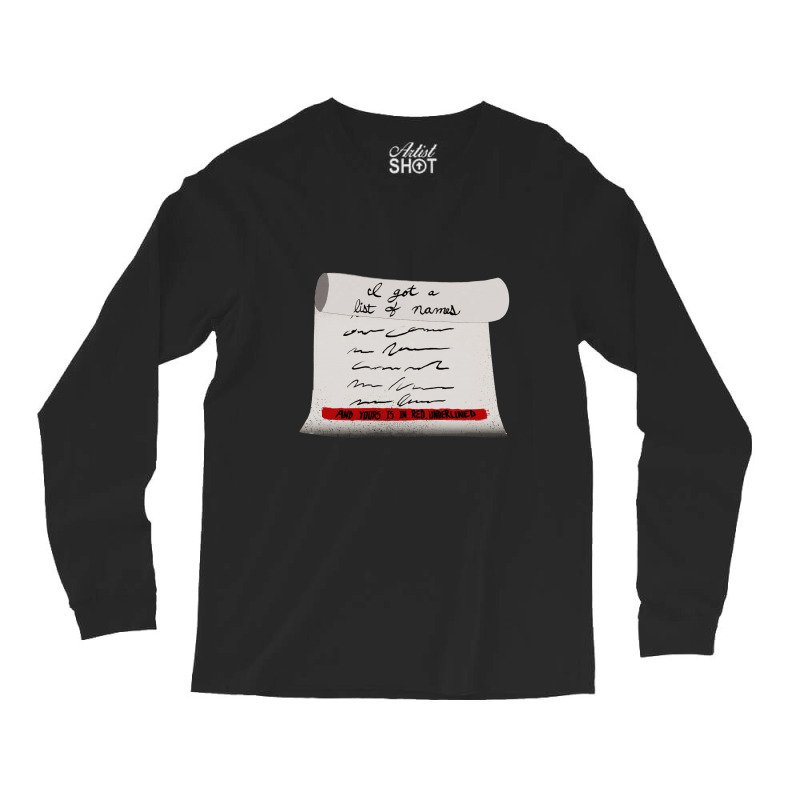 Red Underline (a290) Long Sleeve Shirts | Artistshot